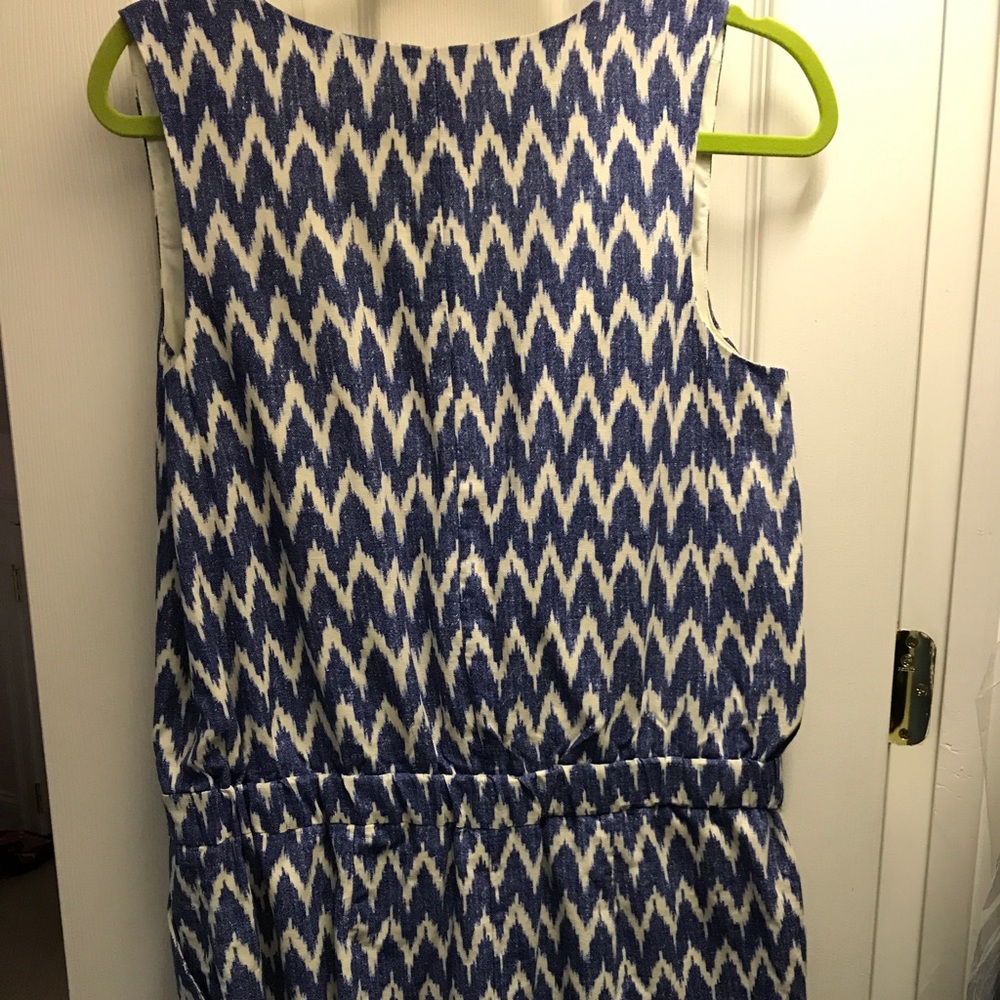 JCrew size 4 chevron romper! Worn once!